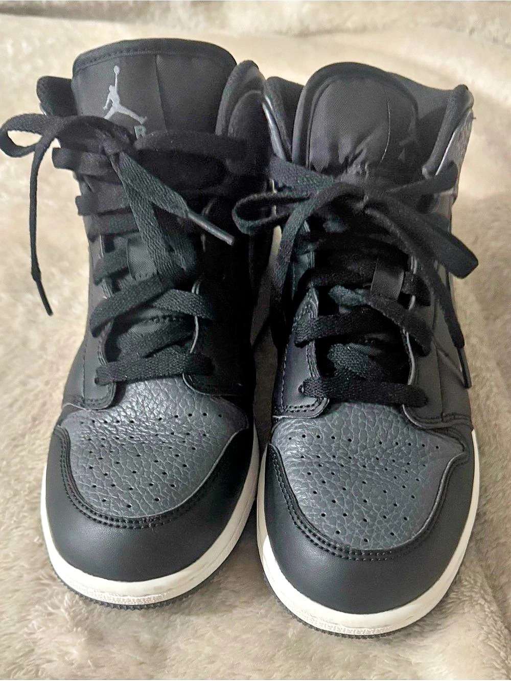 Jordan Air Jordan 1 Mid Black & White US 6Y